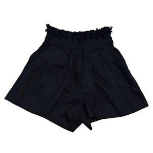 Alexis Jolan High Waisted Shorts Women's Size 0 Navy 100% Linen Nautical